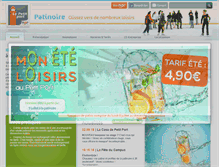 Tablet Screenshot of patinoire-nantes.fr